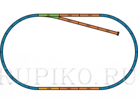 PIKO 55366 Комплект подложек под рельсы