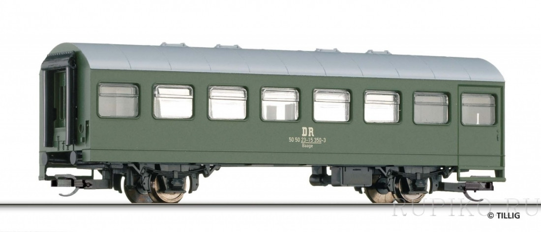 Tillig 13228 TT Пассажирский вагон DDR