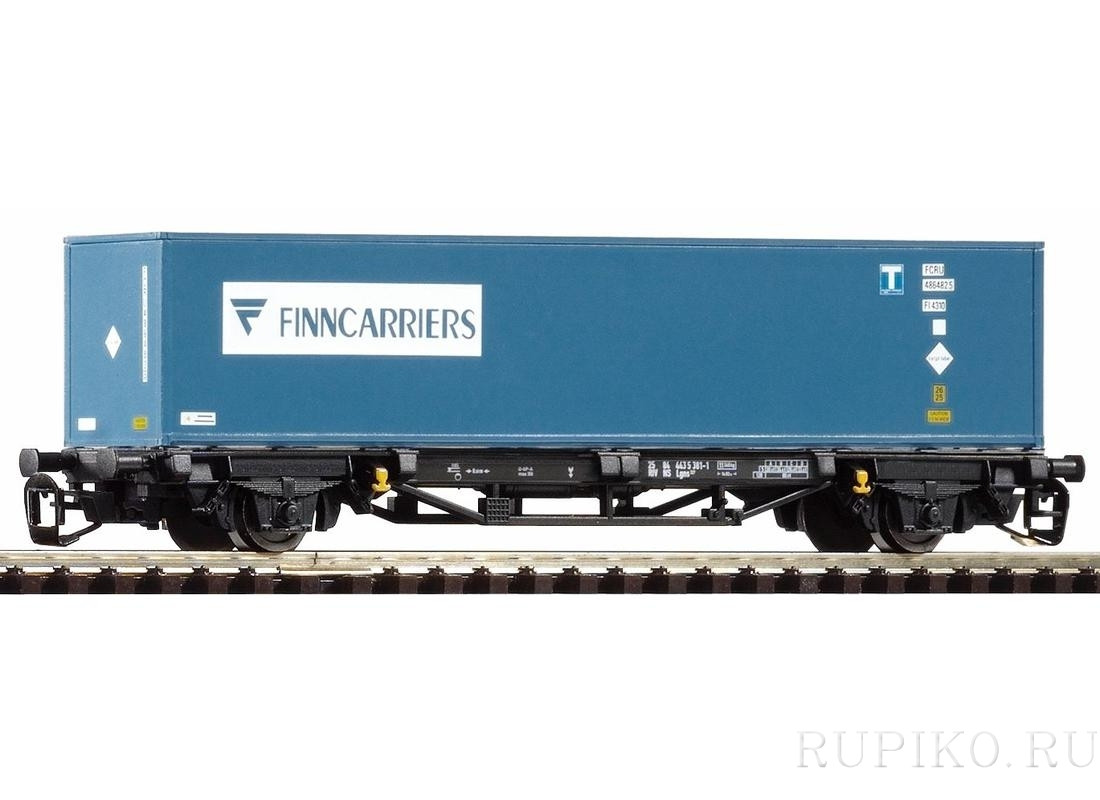 PIKO 47713 Платформа с контейнером Finncarriers