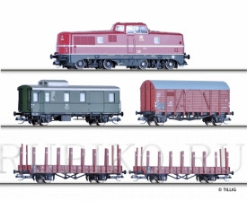 Tillig 01207 Стартовый набор V80 и 4 вагона DB