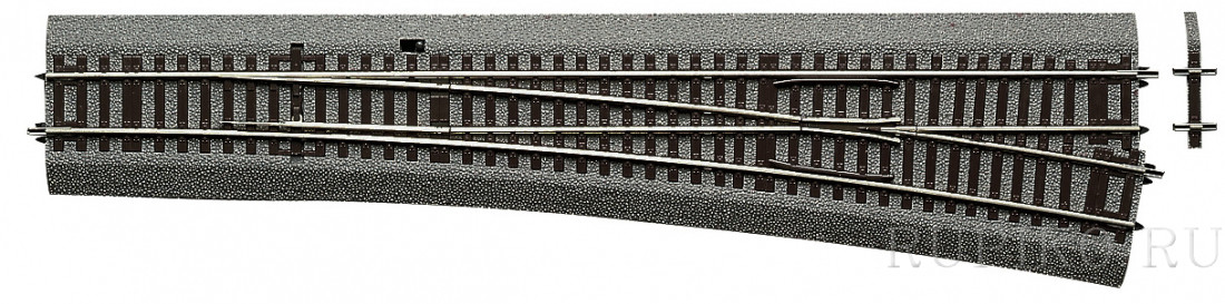 ROCO 42581 Стрелка прямая правая 10гр Wl10