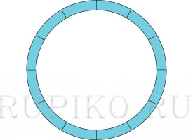 PIKO 37130 Состав с поровозом  BR80