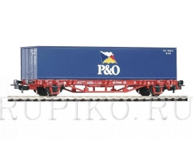 PIKO 57706 Платформа  с контейнером