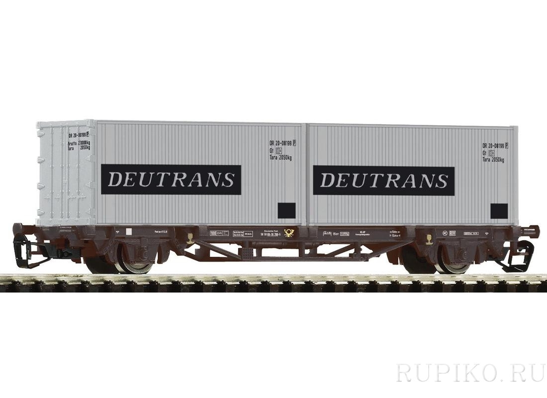 PIKO 47705 Платформа с контейнерами Deutrans