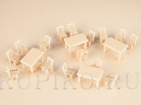 Auhagen 41607 Столы и стулья