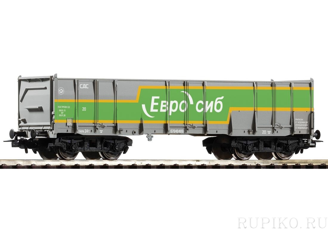 Piko 58737 Вагон открытый Евросиб РЖД