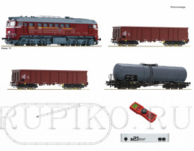 ROCO 51331 Грузовой состав с тепловозом BR 120