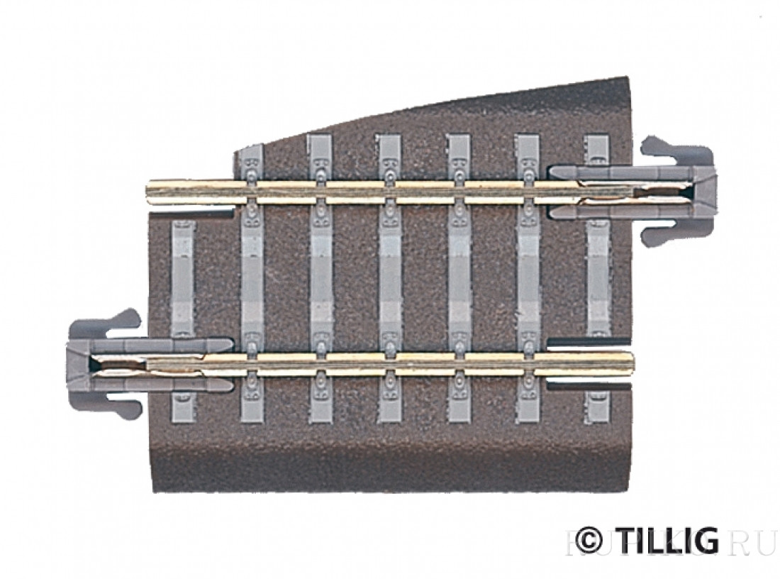 Tillig 83721 TT Прямой рельс правый G5