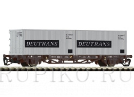 PIKO 47705 Платформа с контейнерами Deutrans
