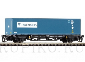 PIKO 47713 Платформа с контейнером Finncarriers