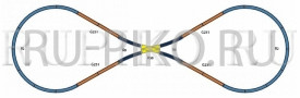 PIKO 55348 Набор пути 8