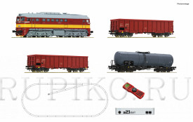 ROCO 51332 Грузовой состав с тепловозом T679